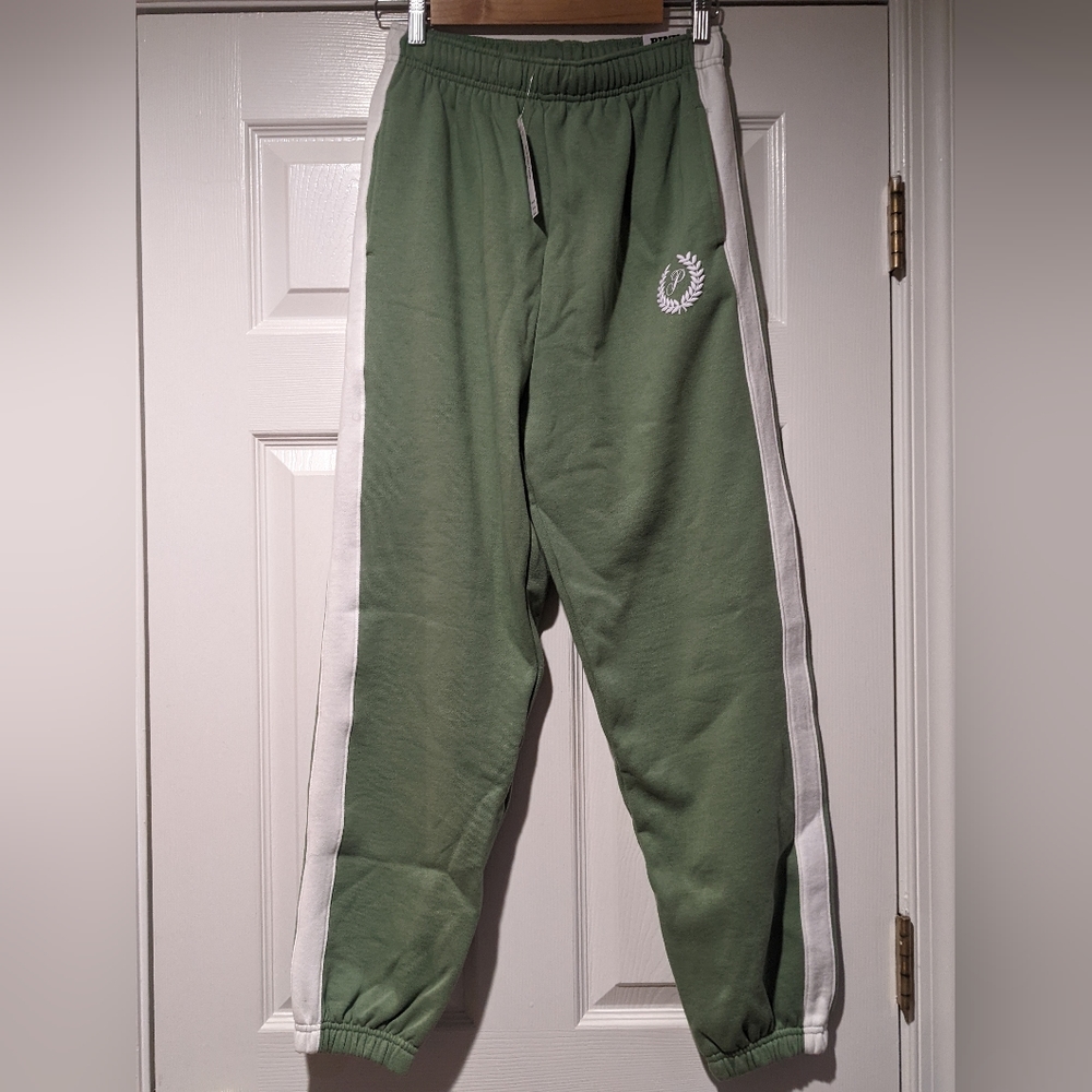 NWOT Women's M PINK  High Waisted Ivy Fleece Sweatpants